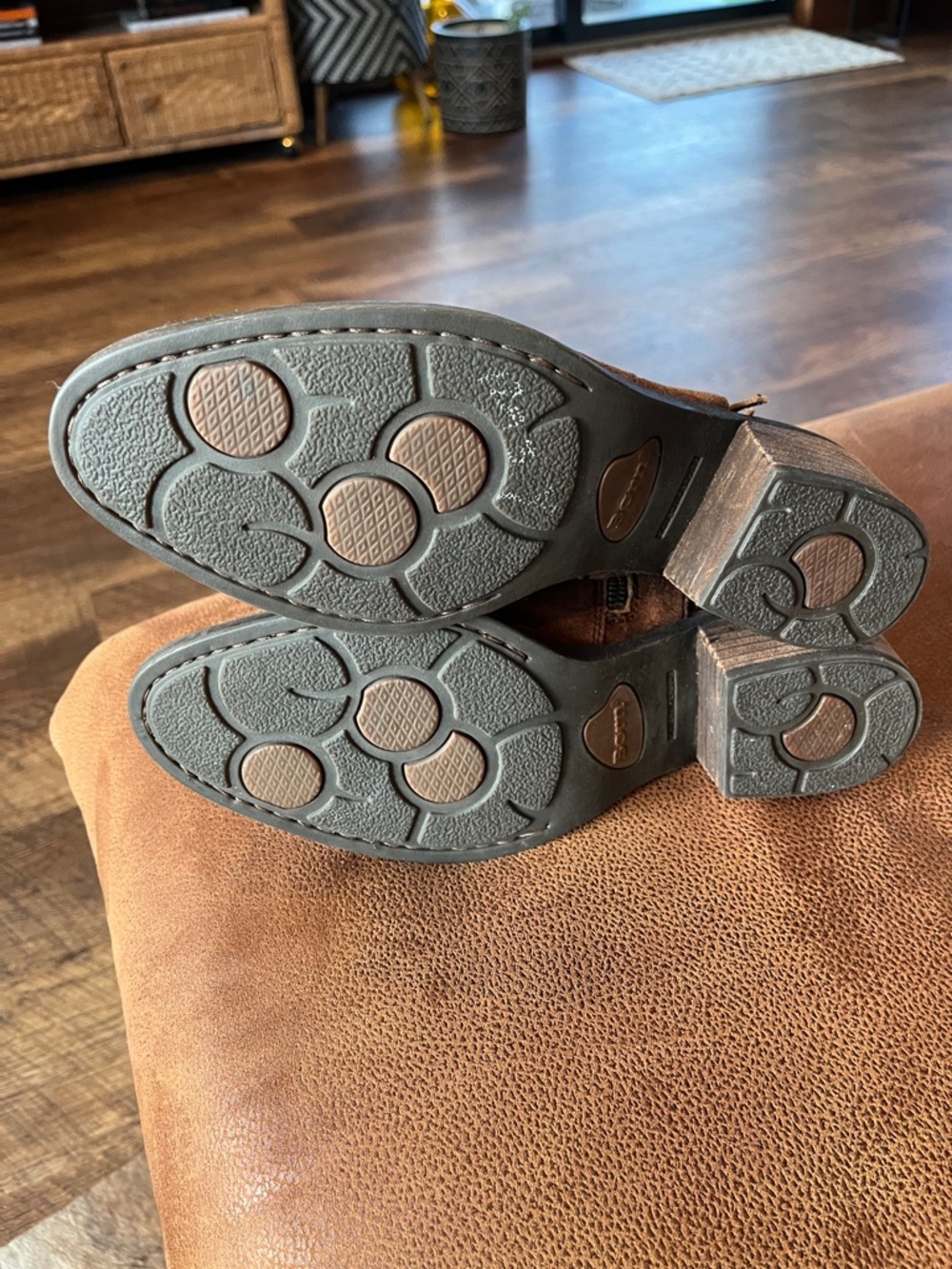 Born Women's Margrit Brown Suede Ankle Booties - Picture 6 of 7